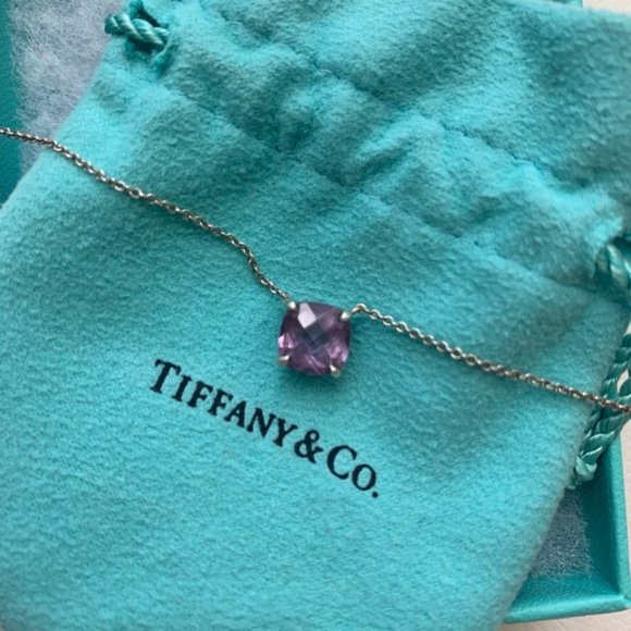 Tiffany Sparklers Amethyst Pendant In 